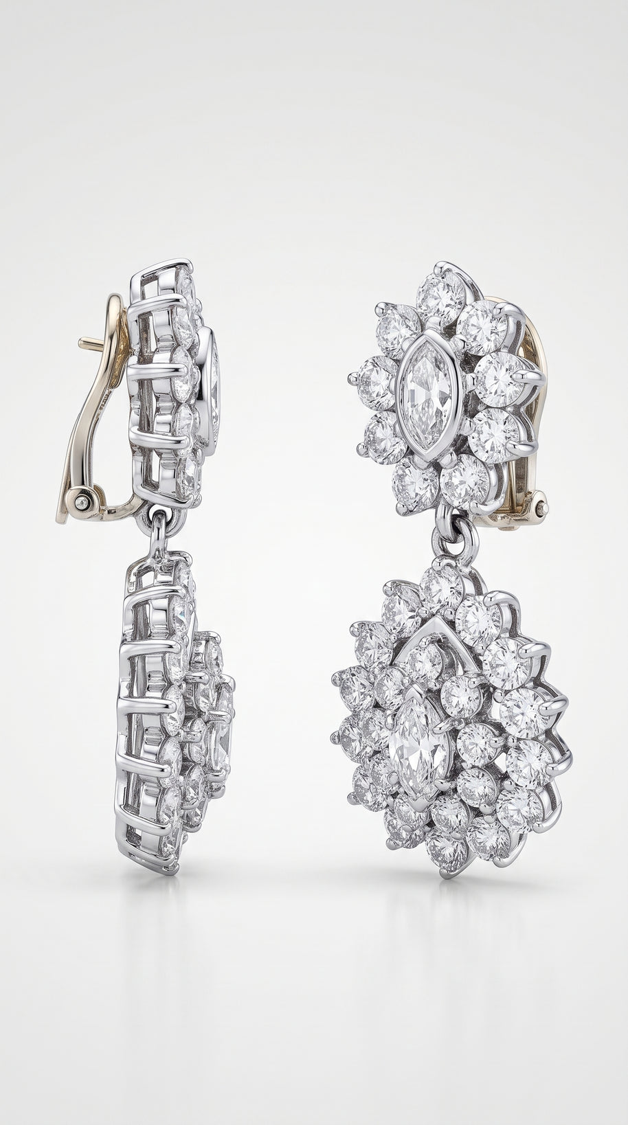 Pendientes Flor de Cristal