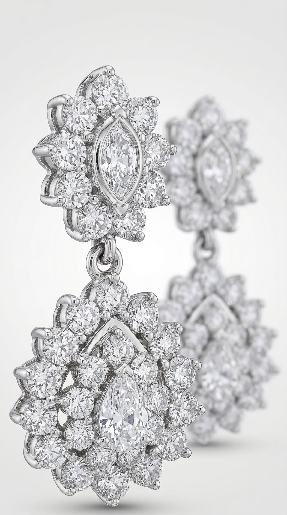 Pendientes Flor de Cristal