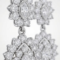 Pendientes Flor de Cristal