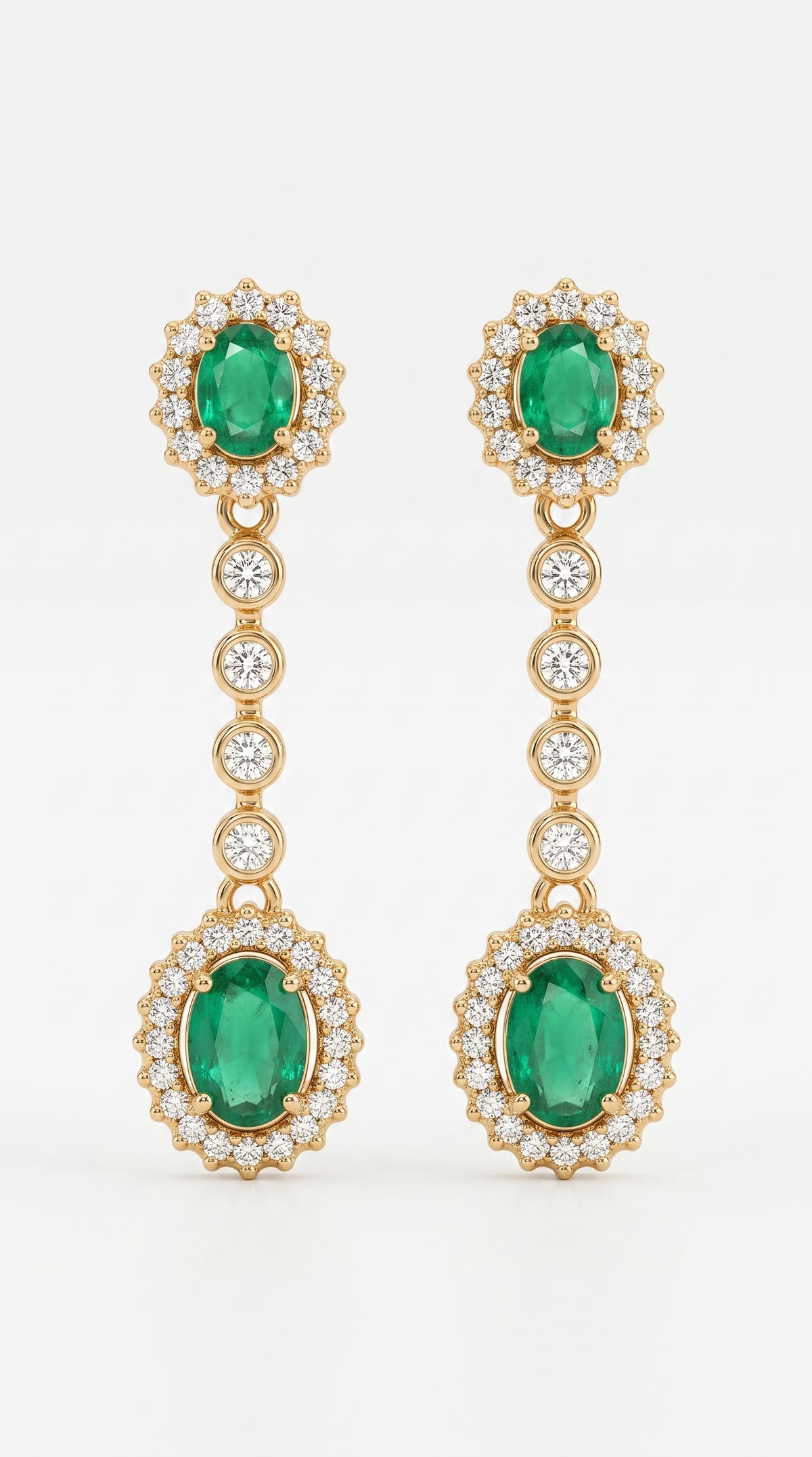Pendientes Esmeralda de Alborán
