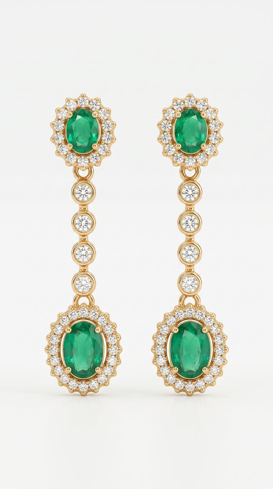 Pendientes Esmeralda de Alborán