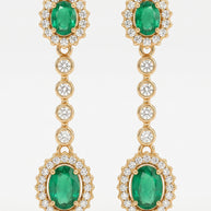 Pendientes Esmeralda de Alborán