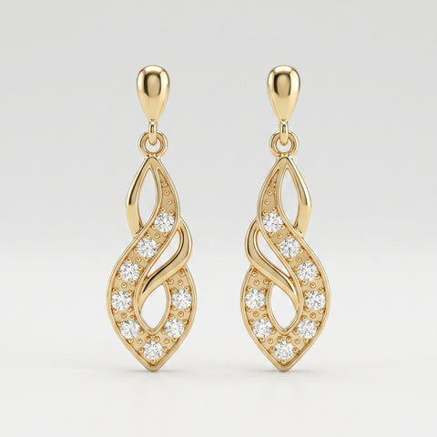 Pendientes Brisa de Ibiza - ORO 18K