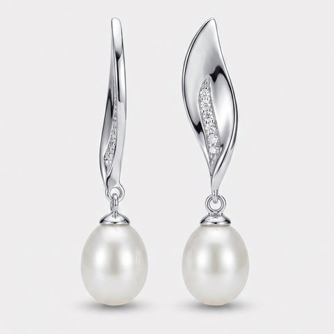 Pendientes Perla Marina