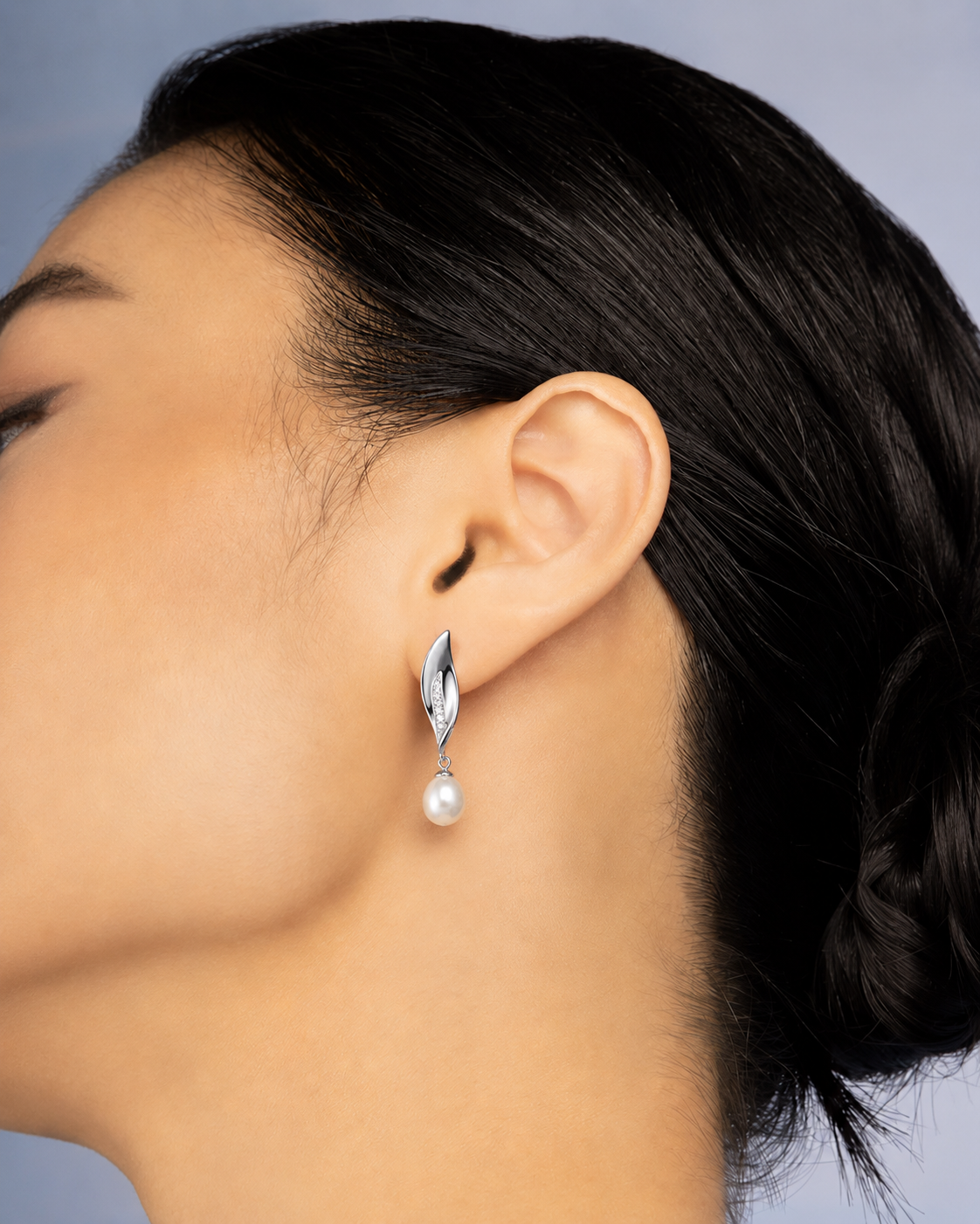 Pendientes Perla Marina