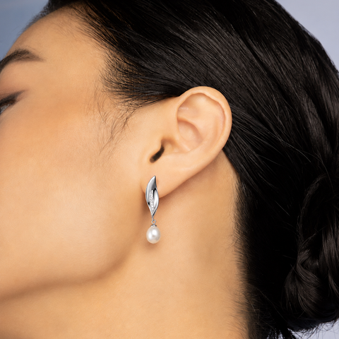 Pendientes Perla Marina