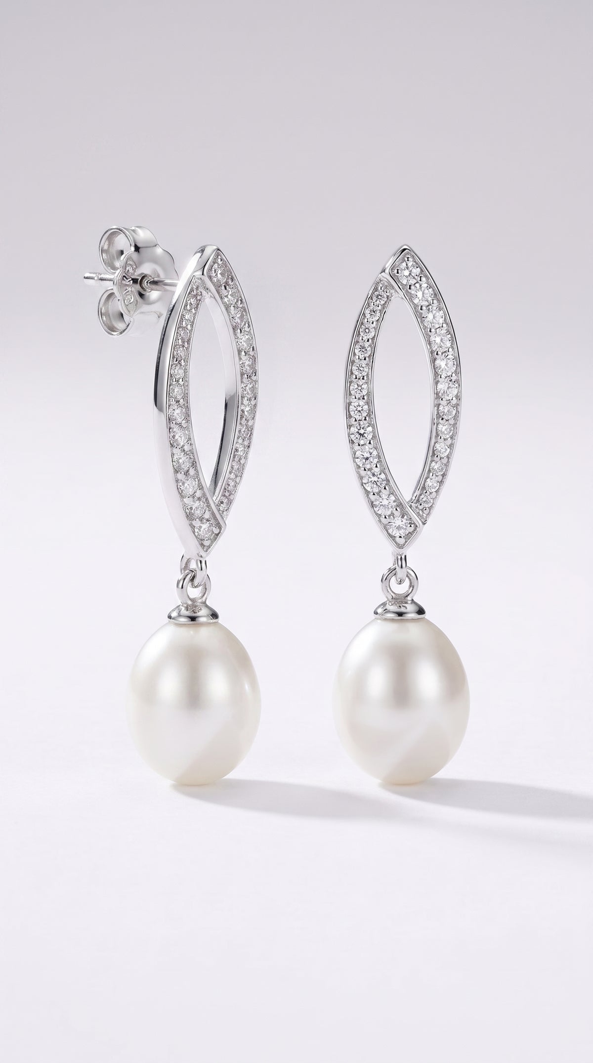 Pendientes Perla Nácar