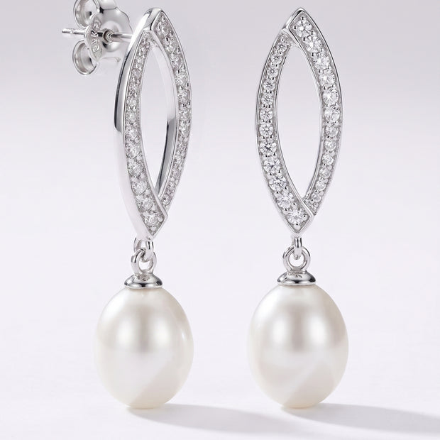 Pendientes Perla Nácar