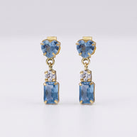 Pendientes Corazón de Agua