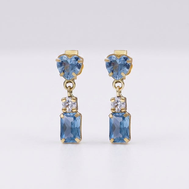 Pendientes Corazón de Agua