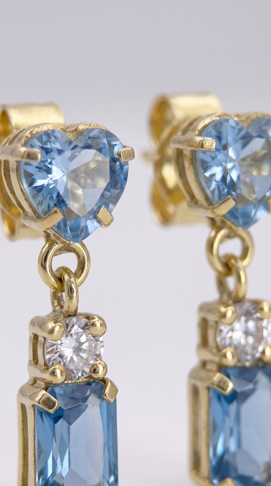 Pendientes Corazón de Agua