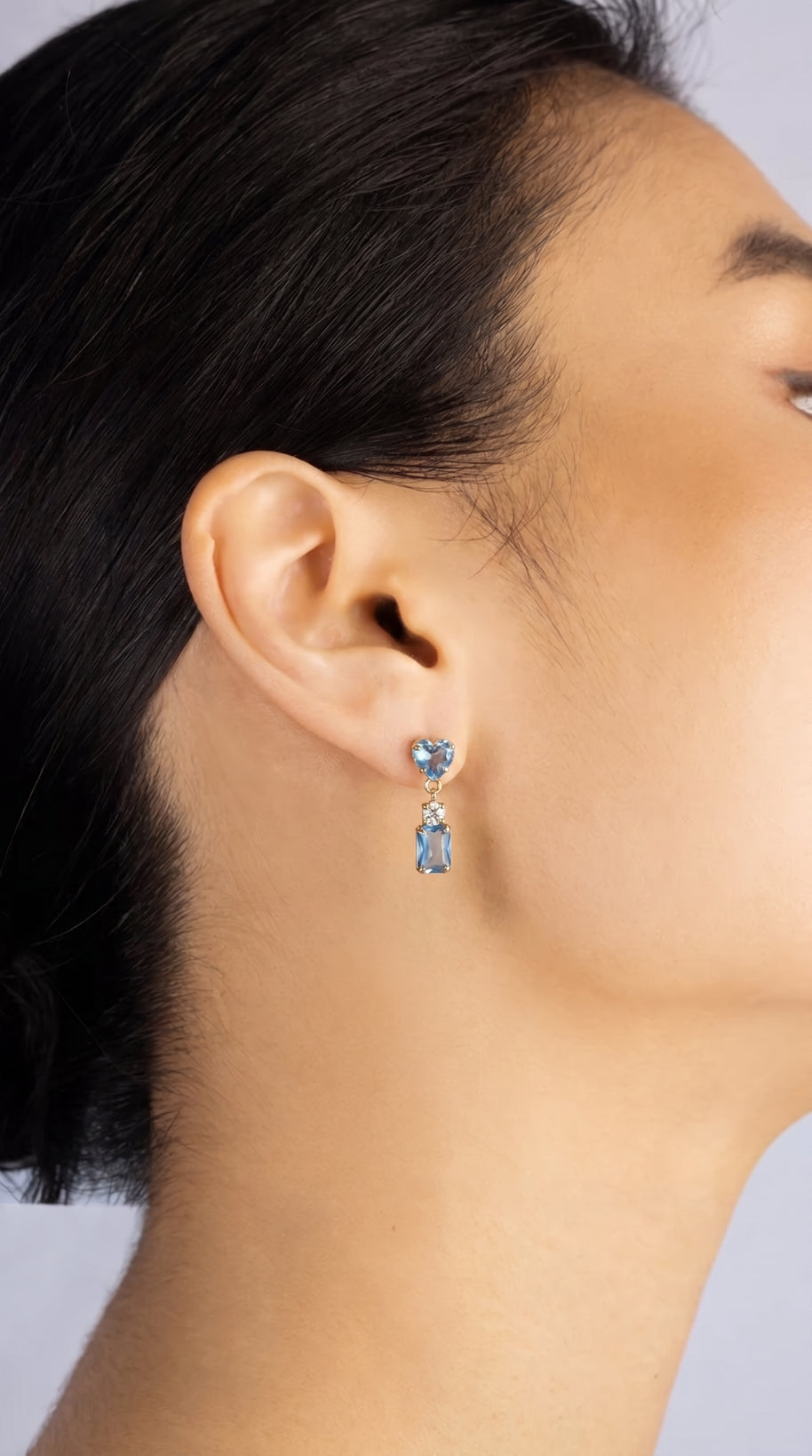 Pendientes Corazón de Agua