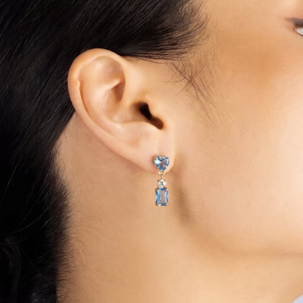 Pendientes Corazón de Agua