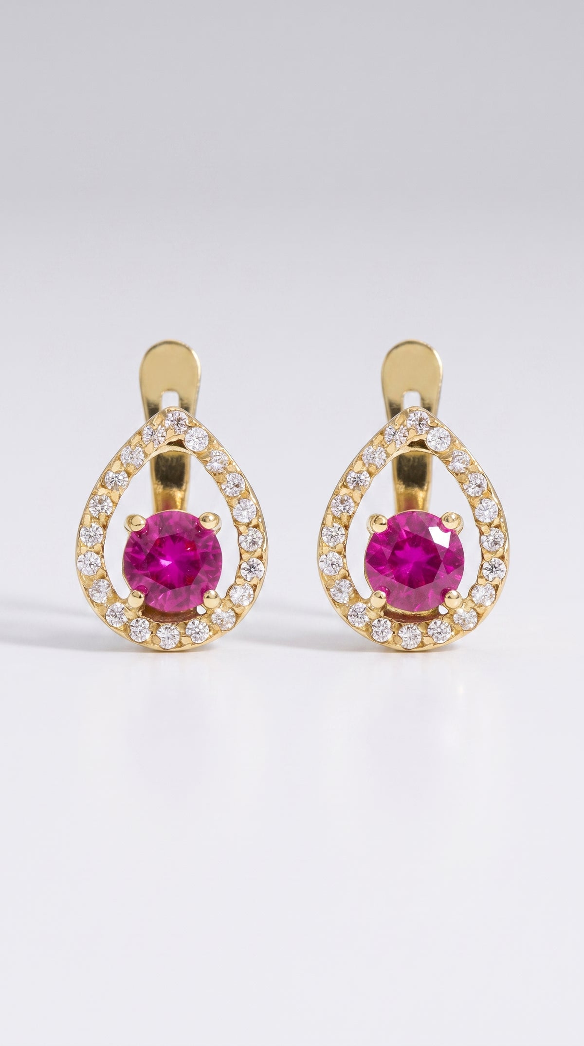 Pendientes Gota Carmesí