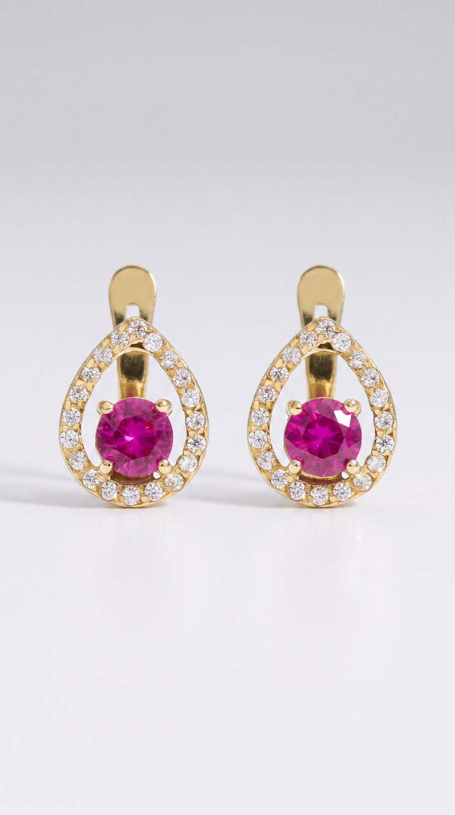 Pendientes Gota Carmesí