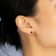 Pendientes Azul Profundo