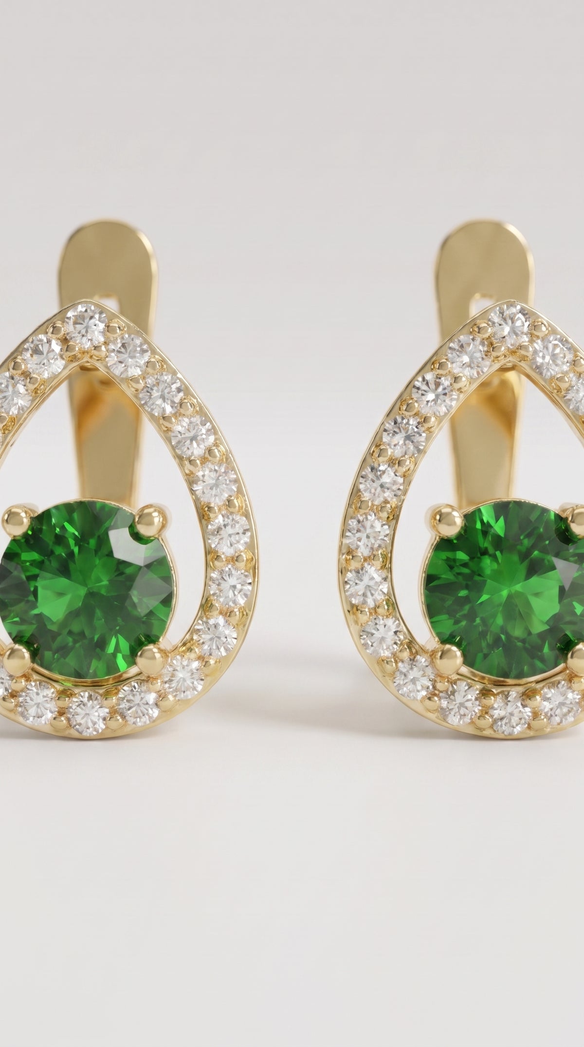 Pendientes Gota Verde de Menorca