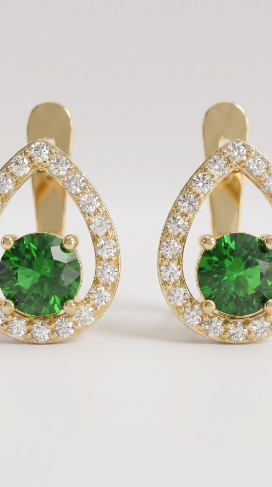 Pendientes Gota Verde de Menorca