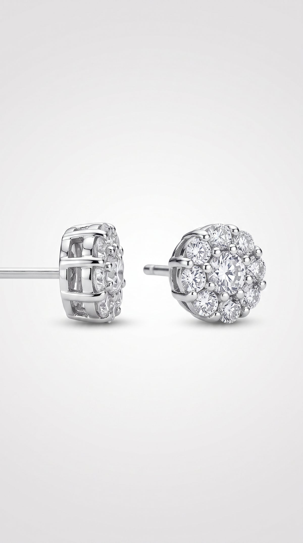 Pendientes Rosetón de Cristal