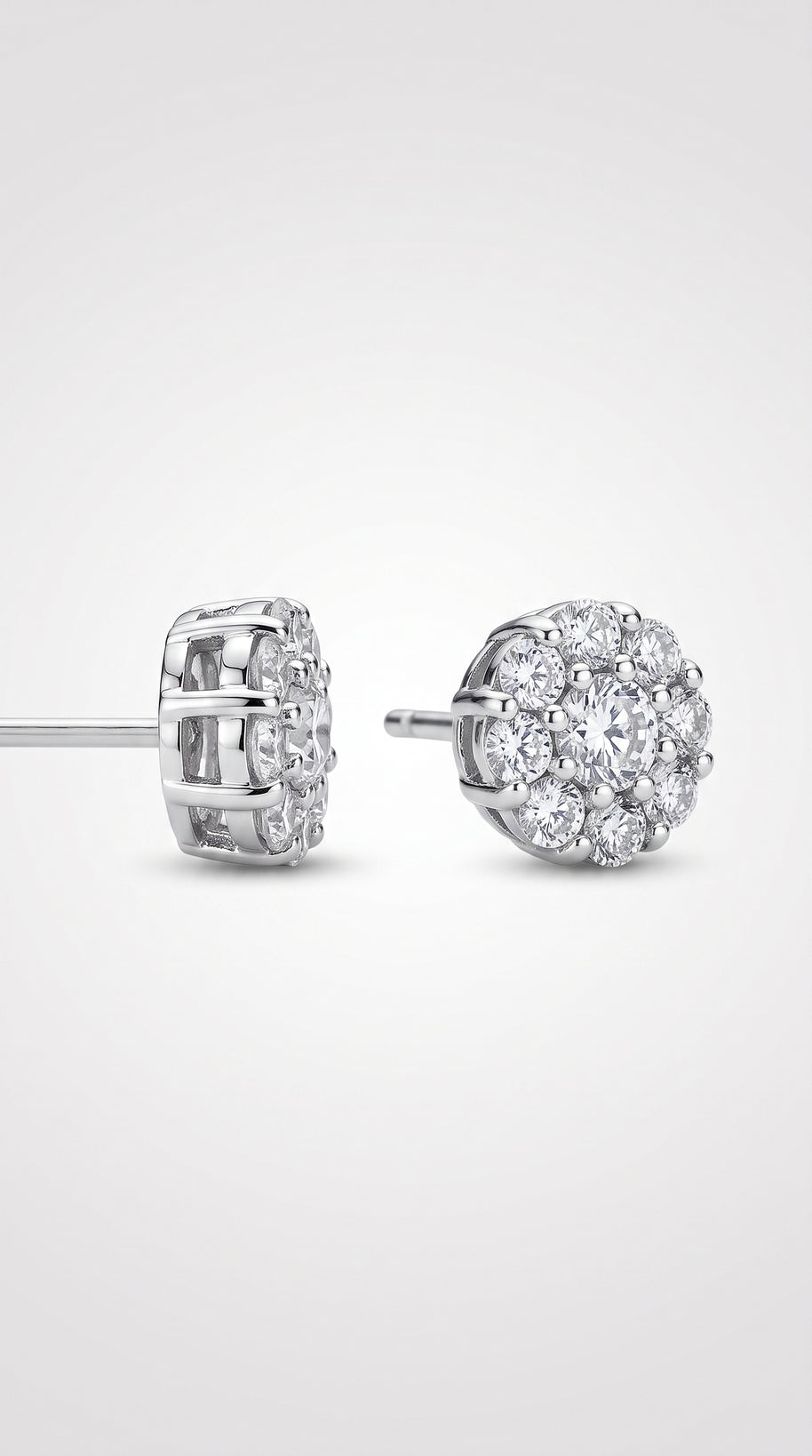 Pendientes Rosetón de Cristal