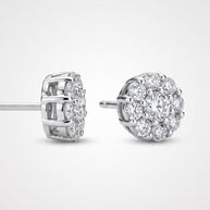 Pendientes Rosetón de Cristal
