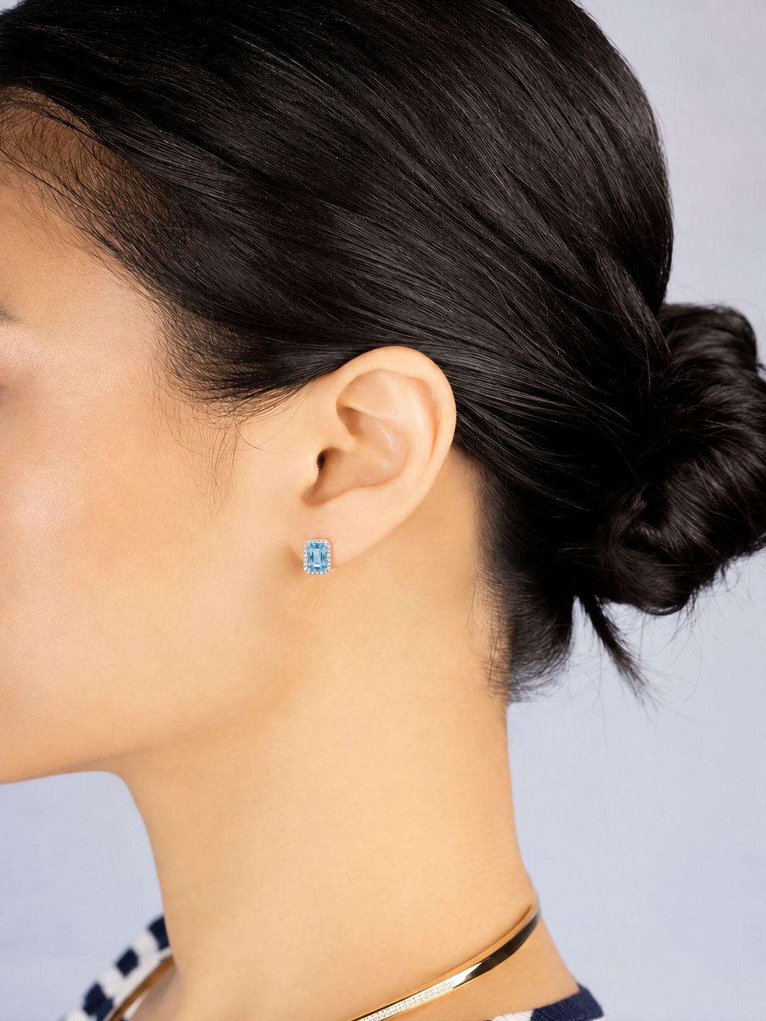 Pendientes Cala Azul