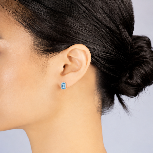 Pendientes Cala Azul