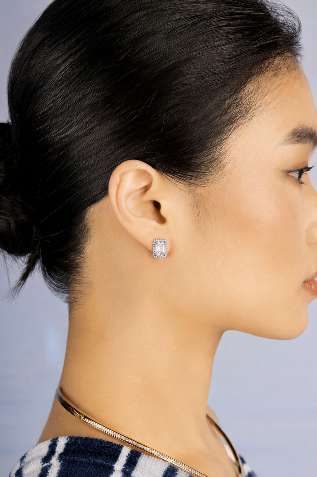 Pendientes Espuma Blanca