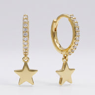 Pendientes Estrella Dorada