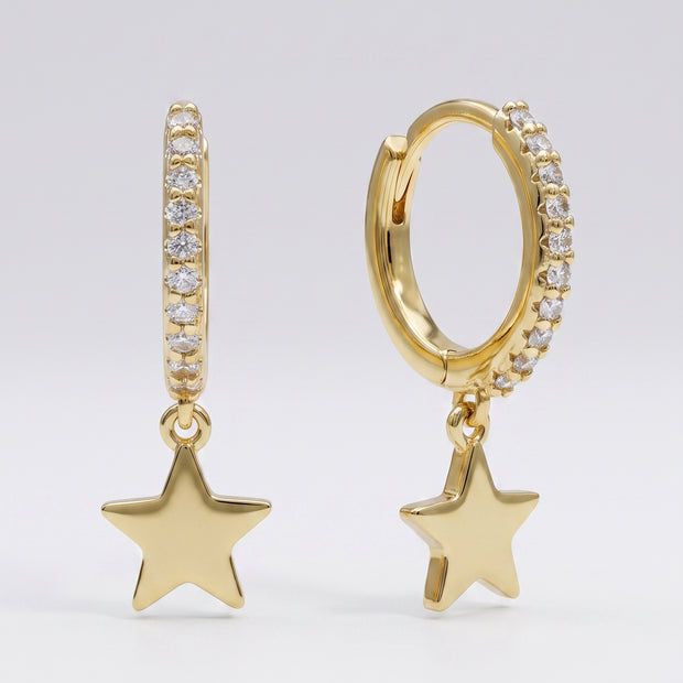 Pendientes Estrella Dorada