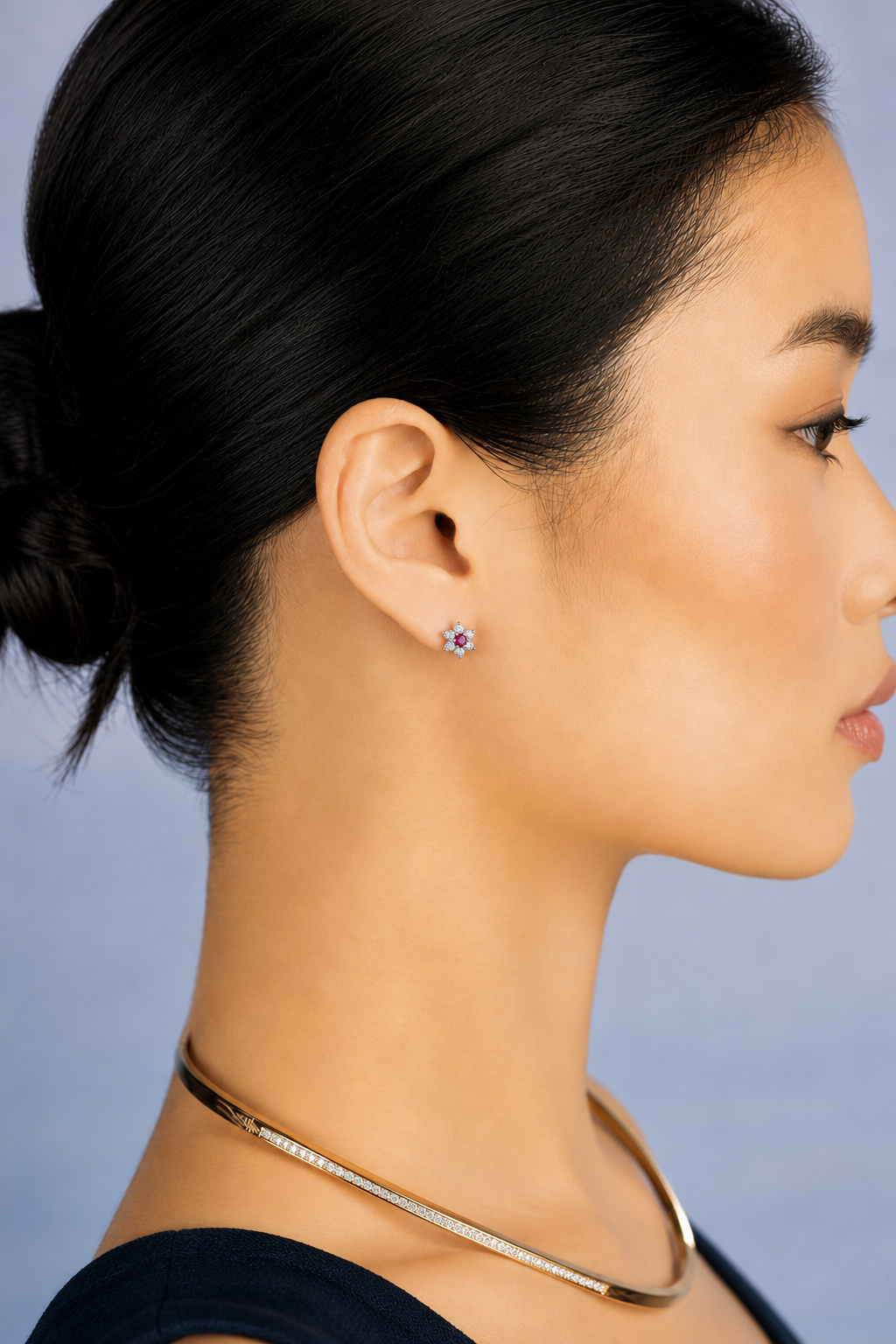 Pendientes Rosetón Coral