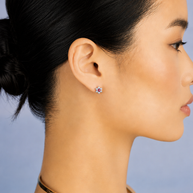 Pendientes Rosetón Coral