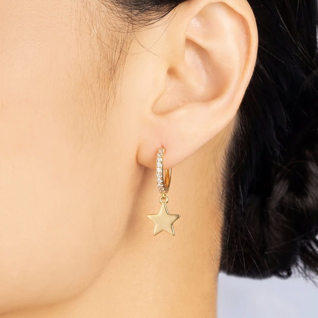 Pendientes Estrella Dorada