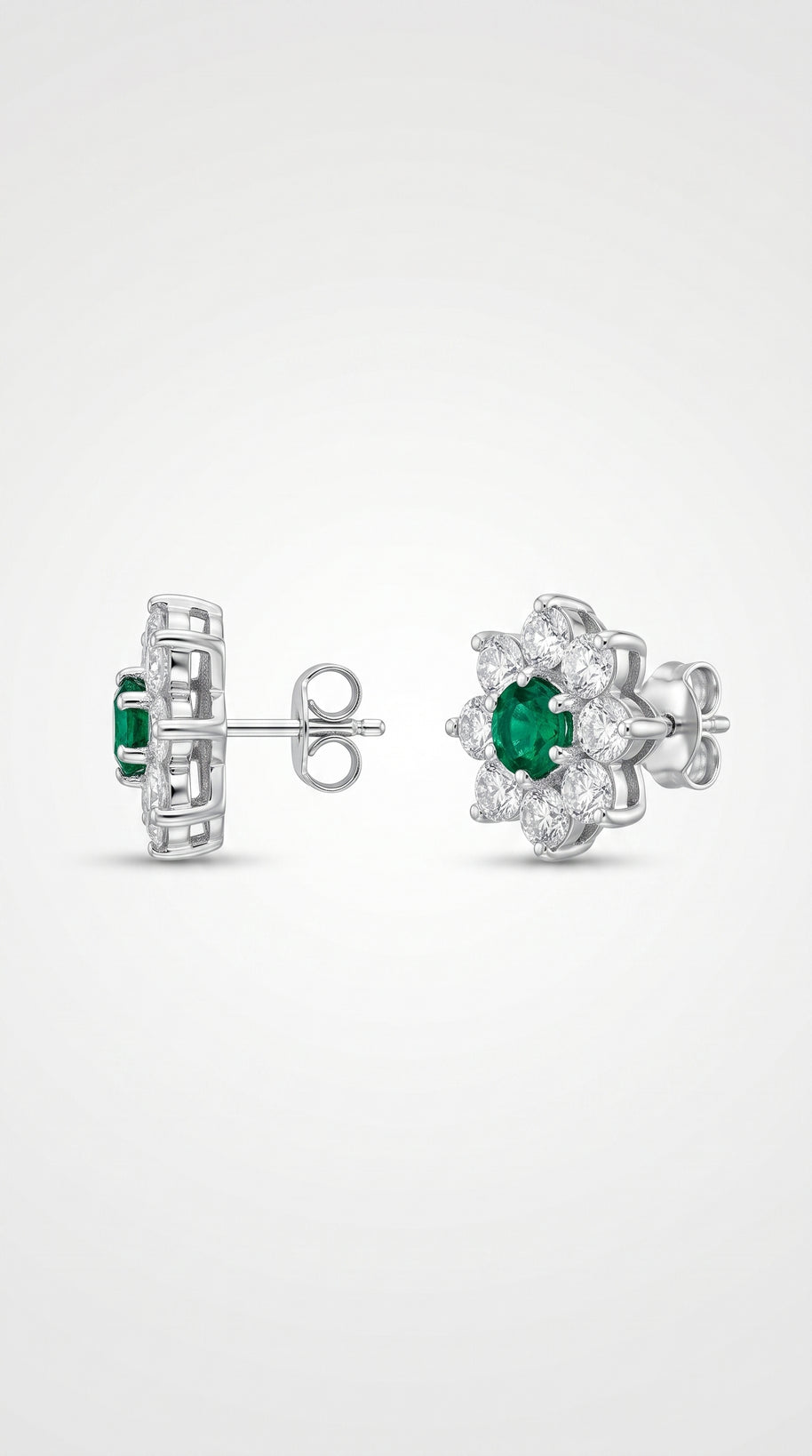 Pendientes Rosetón Cala Verde