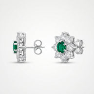 Pendientes Rosetón Cala Verde
