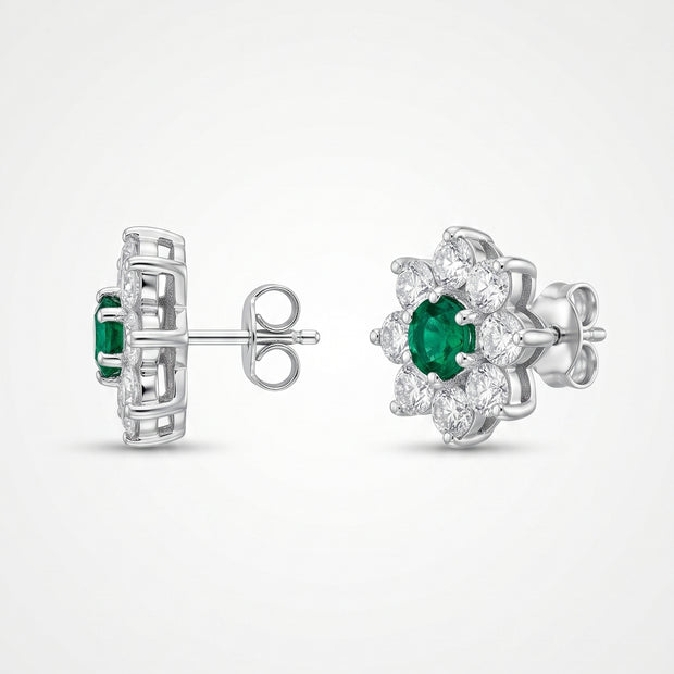 Pendientes Rosetón Cala Verde