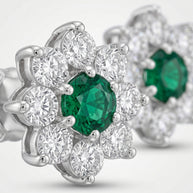 Pendientes Rosetón Cala Verde