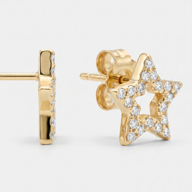 Pendientes Estrella Calada