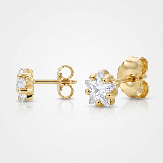 Pendientes Estrella Cristalina
