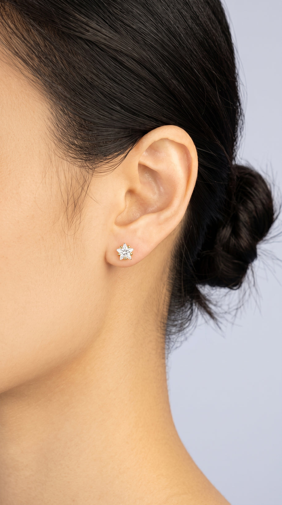 Pendientes Estrella Cristalina