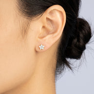 Pendientes Estrella Cristalina