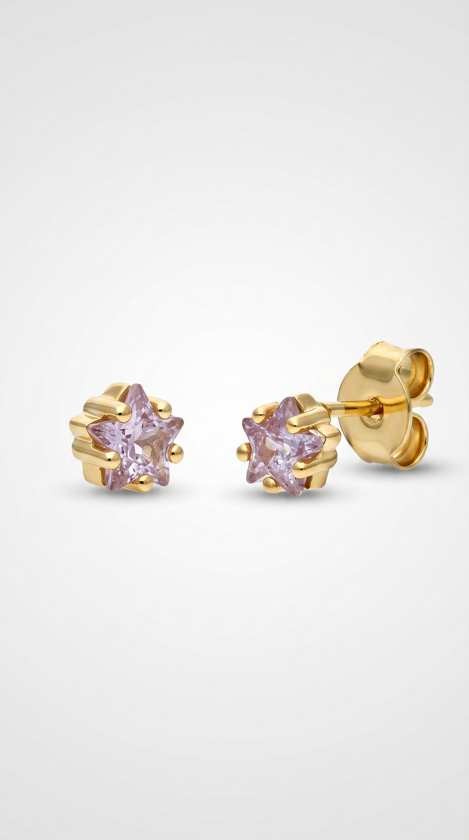 Pendientes Estrella Lavanda