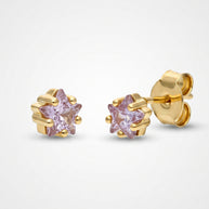 Pendientes Estrella Lavanda