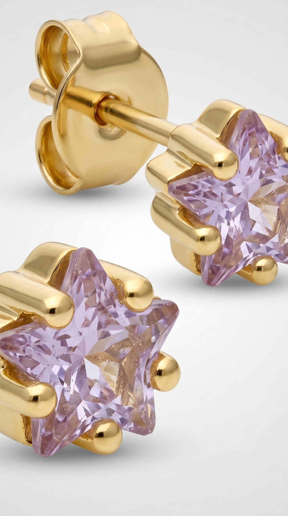 Pendientes Estrella Lavanda