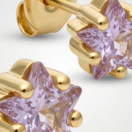 Pendientes Estrella Lavanda