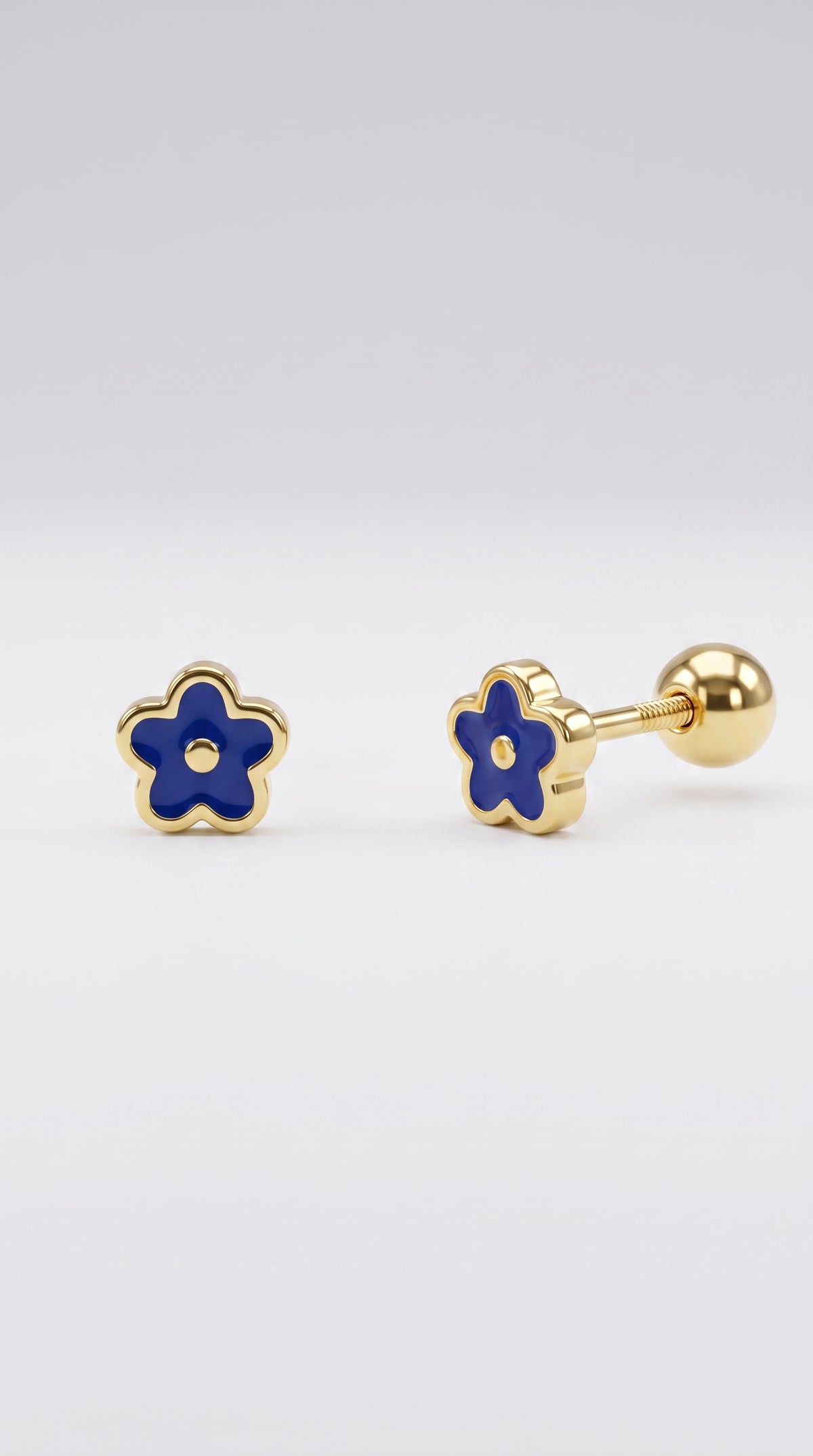Pendientes Flor Gaudí Azul