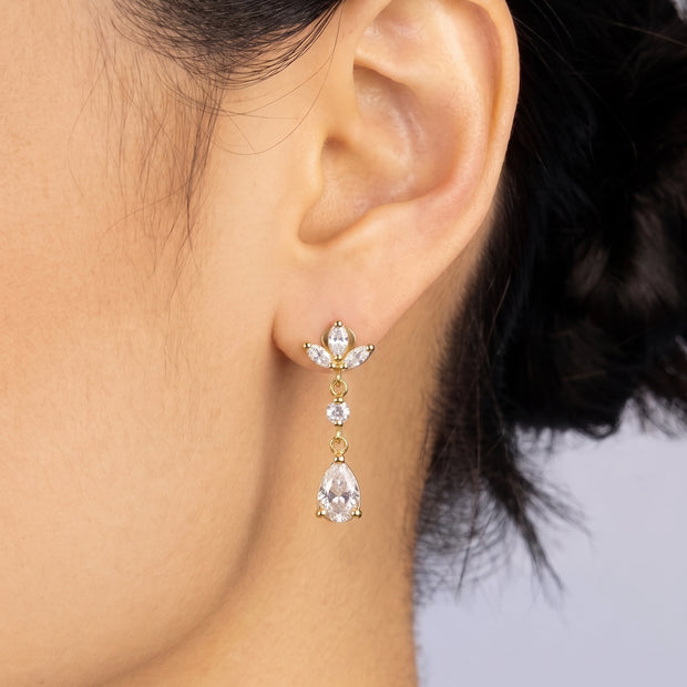 Pendientes Gota de Alborán - ORO 18K