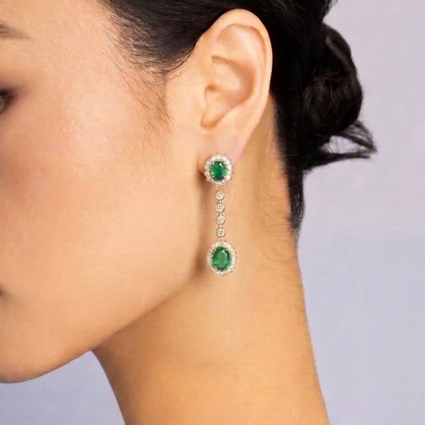 Pendientes Esmeralda de Alborán