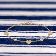 Pulsera Corazones de Luz
