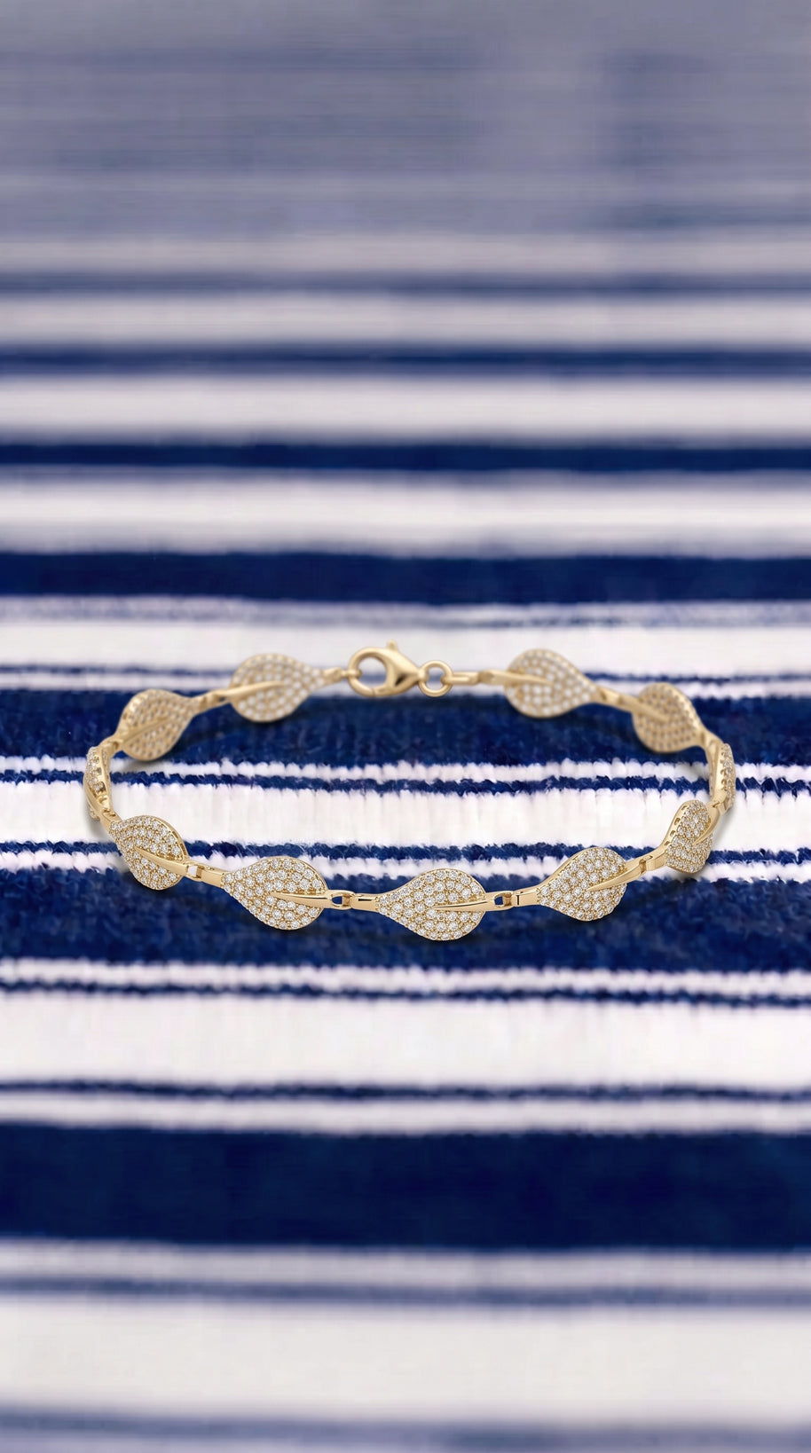 Pulsera Laurel Dorado